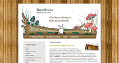 Desktop Screenshot of drevo-vyroba.cz